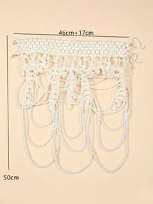 1 chiếc dây chuyền ngọc trai giả thủ công cổ điển, unisex, phụ kiện thời trang phù hợp cho đám cưới, tiệc tùng, Giáng sinh, quà tặng trang sức. - trắng - Xem 8