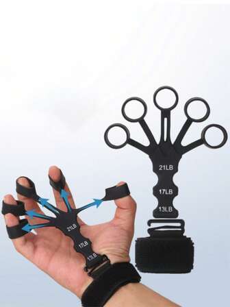 2/1 强力握力训练增强套装，黑色，无需电源，健身户外器材，力量训练器，握力训练工具