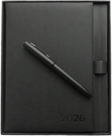 Binders - Black Agenda 2026 With Pen - View 5