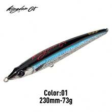 Kingdom GT War Lock Sea Fishing Floating Pencil Bait 180mm 200mm 230mm 40g 54g 73g Sea Fishing Artificial Hard Bait Saltwater Lure Topwater Floating Pencil For Sea Tuna GT Fishing - Multicolor - View 10