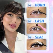 Individual Lashes 320pcs Lash Clusters 40D 9 - 16mm Mix Lash Extension D Curly Eyelash Clusters Eyelash Extension Wispy Cluster Lashes Self Application By 40D - 0.07D, 9 - 16mix - 50D+80D-貓眼睫毛套裝 - 查看 9