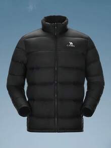 CAMEL CROWN Men's Outdoor Jacket, Autumn/Winter Down Jacket, Windproof And Waterproof Outdoor Jacket, Three-In-One Snow And Hiking Jacket