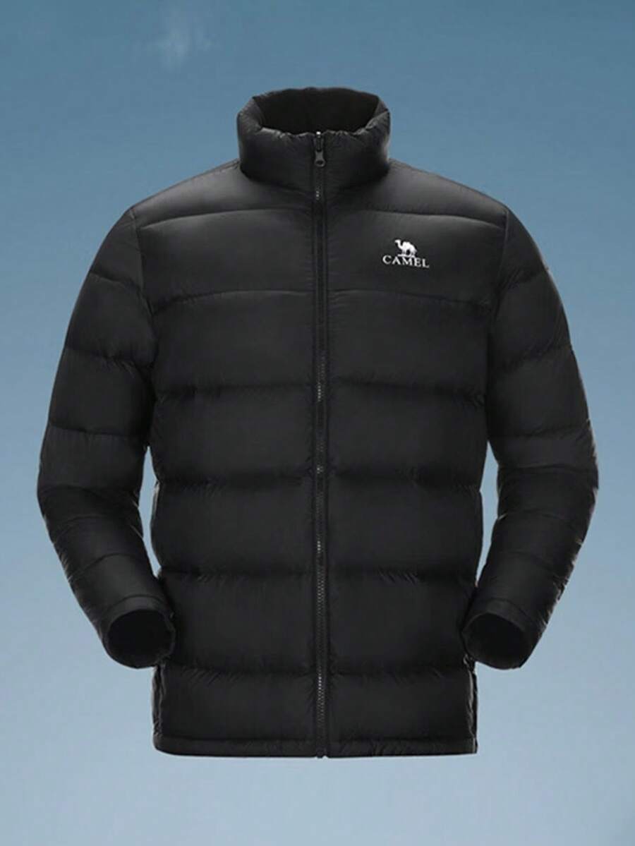 CAMEL CROWN Men's Outdoor Jacket, Autumn/Winter Down Jacket, Windproof And Waterproof Outdoor Jacket, Three-In-One Snow And Hiking Jacket