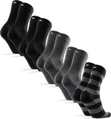 Multicolor (2xNegro, 2xPuntos Grises, 1xRayas Grises)