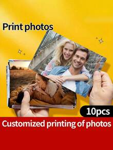[Custom Service] 10 Customized Photo Prints, Custom Pinhole Camera Photo Prints, 5-10 Inch Photo Album Paper, High-Definition Printing, Suitable For Christmas, Thanksgiving, Father's Day, Pet Memorials, And Anniversary Gifts - Multicolor - View 13