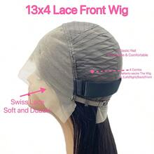 180 Density P4/27 Highlight Deep Wave Human Hair Wig, Pre-Plucked, 13x4 High Definition Transparent Lace Front Human Hair Wig, Ombre Brown Curly Hair Wig - S4/27 - View 8