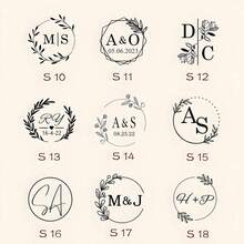 1pc Personalized Embossing Stamp, Custom Handmade Embossing Stamp, Logo Embossing Stamp, Wedding Logo Embossing Stamp, Library Book Embossing Stamp - Rose Gold - Multicolor - View 4