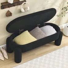 Bedroom Benches - Black + Corduroy - View 9