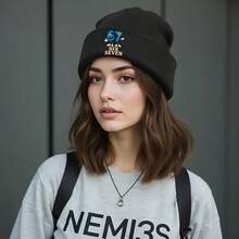 67 Six Seven 6-7 Funny Italian Brainrot Gaming Meme Beanie - Cute Chibi Octopus & 69/67 Number Design, Unisex Adult & Casual Winter Hat, Machine Washable Textile Beanie For Men & Women, Anime Conventions & Casual Attire, Soft Warm Beanie With Playfu - 黑色 - 查看 6