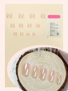 24 Stücke mittelgroße mandelförmige Acryl-Nageltips im französischen holografischen Stil, Y2K Weiß & Rosa Glitzer Künstliche Nägel, geeignet für Nagelstudios, Frauen und Mädchen, Nagelsalon Feiertags-Dekorationen und Neujahrgeschenke