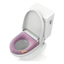 Paquete de 4 fundas de asiento de inodoro para bao, bao, suaves, gruesas, elsticas, lavables, de tela, fcil instalacin - tipo 1 - Ver 7