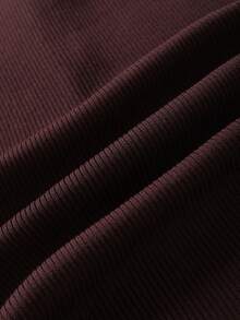 QUNGIGU 女士优雅休闲连衣裙，全新设计，纯色简约复古风，柔软舒适，适合派对、感恩节、办公室、新年等各种场合。 - 棕色 - 查看 10