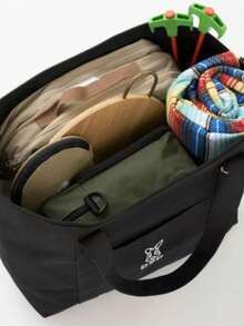 杂志增刊中的高品质防水牛津布休闲单肩包/购物袋