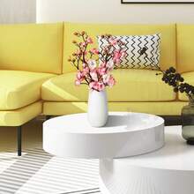 1/80 pezzi Rami artificiali di fiori di pruno in seta, senza stelo, texture realistica, adatti per casa, tavolo da pranzo, bouquet da matrimonio, decorazione per feste in spiaggia, escluso vaso, piante artificiali, casa, ristorante, soggiorno, decorazione da giardino esterno, regali per la festa della mamma, compleanno, laurea - Rosa - Visualizzare 5