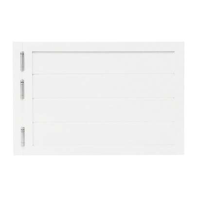 LYNICESHOP Modern Wood Saloon Doors With Auto Close Hinges,Room Divider For Privacy, Cafe Door Swinging Door For Kitchen, Living Room, Balcony, Cafe,Library,Easy Installation (White)