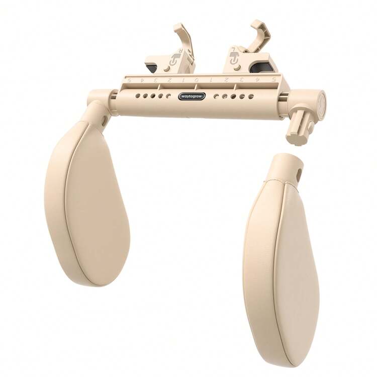 1个U型45D记忆棉汽车颈枕 - 三点支撑人体工学设计，360°可调节透气PU皮革枕套，适合侧睡和日常通勤，奢华柔软亲肤汽车头枕颈枕 - 彩色 - 查看 12