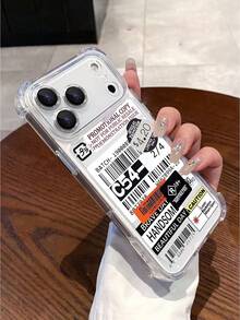 1pc Transparent Anti-Fall TPU Phone Case Compatible With IPhone 17/16 Pro Max, 15 Plus, 11, 15 Pro Max, 14 Pro Max / Galaxy S25 Ultra, SAM A16/X6A, X7B, X8B Protective Cover - Clear - View 2