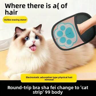 Multi-Functional Pet Grooming Brush, Cat Fur Remover, Sofa Hair Cleaning, Static Electricity Absorption Physical Depilation, Practical And Convenient