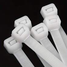 Heavy Duty Nylon Cable Ties - Self-Locking, Large Size 14in/18in/22in/26in/35in/47in, Durable Plastic Zip Ties, Suitable For Home And Office Bundling, Multipurpose, New Material - White - View 8