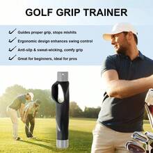 Grip Trainer, Grip Trainer Boosting Grip Strength, Precision Swing, Training Aid To Train Correct Hand Position Achieve Outstanding Performance - 灰色 - 查看 4