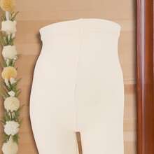 SMK Ceremonias Malla Primera Comunión Niña, Modelo 711, Tela de Algodón y Lykra, Suave y Cómoda, Diseño Monse - Hueso - Ver 3