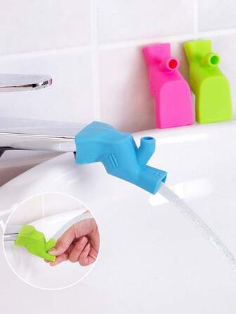 多功能双用途水龙头延长器（颜色随机），水龙头接头分水器，水槽防溅工具，易于安装，适用于浴室、卧室、厨房、宿舍等各种水龙头接口，水龙头延长器，厨房，浴室，厨房防溅板，家居用品