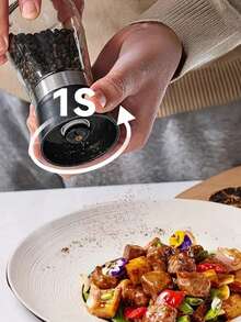 Stainless Steel Wavy Potato Masher - Suitable For Making Vegetable & Fruit Puree In Kitchen, Essential Kitchen Tool | Modern Kitchen Gadget | Durable Kitchenware, One-Touch Operation, Easy To Clean Baby Food Masher