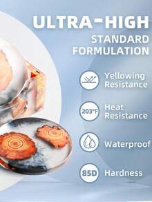Bộ nhựa epoxy 240ml/500ml, thích hợp cho nghệ thuật, trang sức, đồ thủ công mỹ nghệ, cốc thủy tinh và các sản phẩm thủ công tự làm khác. - Nhựa Epoxy - Xem 5