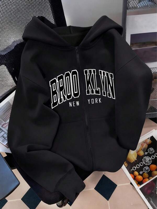 3pcs Boys Casual Hooded Jacket, Classic Solid Color Warm Fleece Lined Pocket Outerwear For Autumn/Winter