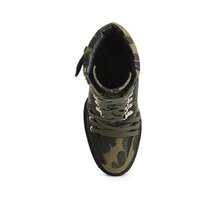 Palmetto Camouflage Ankle Boots - Khaki - View 7