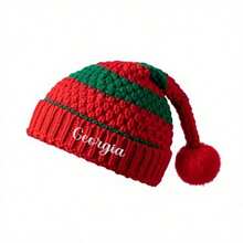 Custom Embroidered Santa Hat: Personalized Christmas Party Wear - Multicolor - View 13