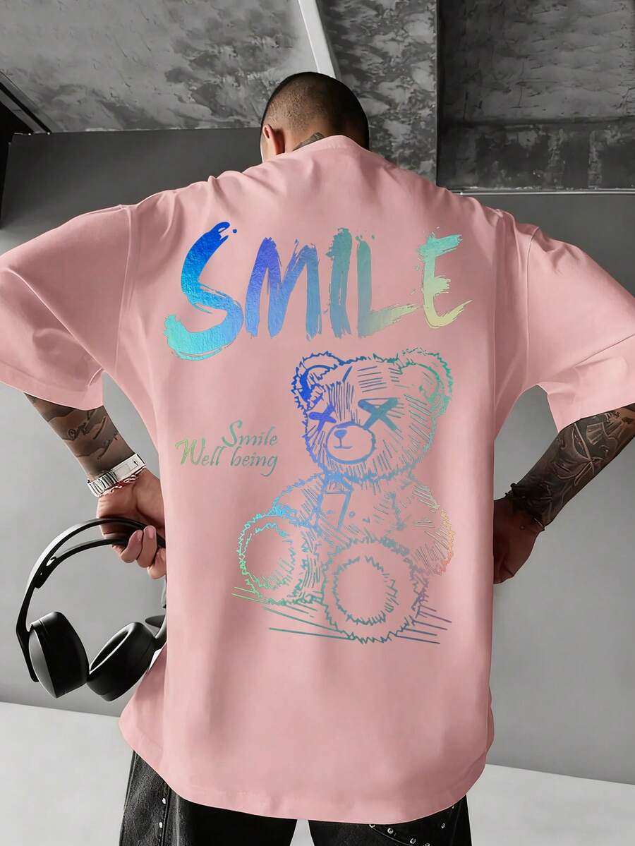 Zrgoth 男士休闲百搭简约印花元素短袖T恤