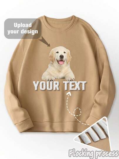 Camiseta suelta personalizada con texto estampado, ingrese su texto, nombre, lema, mensaje divertido, bendición para diseñar su camiseta impresa personalizada, uniforme de equipo de la empresa, ropa personalizada para fiestas de Navidad, adecuada para bromas, regalos sorpresa, familia, amigos cumpleaños, regalos festivos, Navidad, aniversario, regalos personalizados de primavera