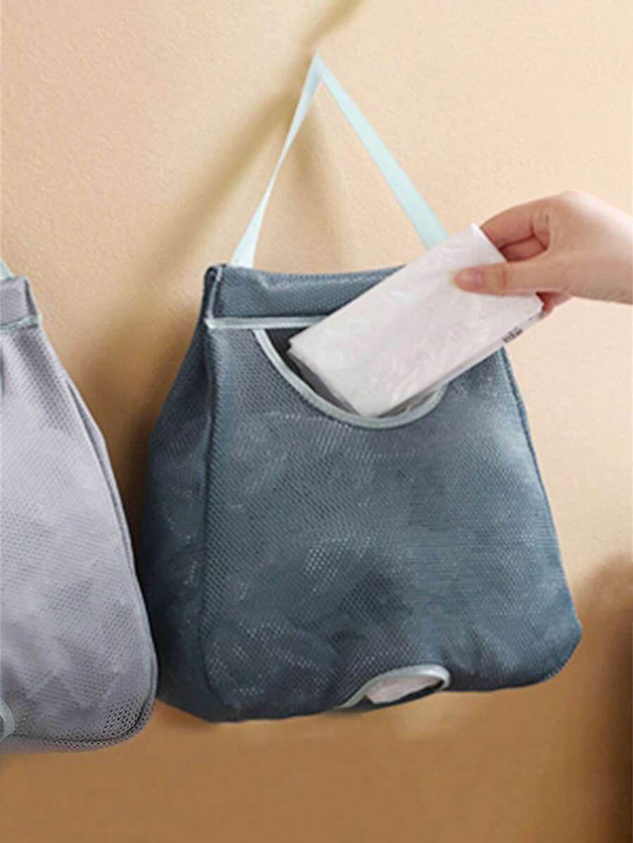 Organisateur de sacs poubelle, support mural en plastique pour sacs, sac de rangement en maille, distributeur de sacs en plastique, décoration de salle d'outils de cuisine, décoration d'Halloween, Halloween, décoration d'automne, décorations de Noël et d'Halloween