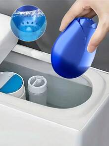 Automatic Toilet Cleaner, Long-Lasting Fragrance Blue Toilet Cleaning Tool, Suitable For Tank And Toilet, Powerful Cleaning, Easy To Use, Cleaning Supplies, Home Goods - Multicolor - View 3