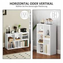 HOMCOM Shelving Unit, Freestanding Shelving Unit With Shelves, Storage Shelf, Kitchen Shelving Unit For Living Room, Bedroom, White. - 1 - View 5