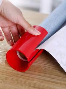 1pc Holiday Gift Wrap Cutter - Portable Mini Paper Trimmer, Packaging Scissors, Round Tube Paper Cutter, Suitable For Christmas, Halloween, Valentine's Day - Multicolor - View 7