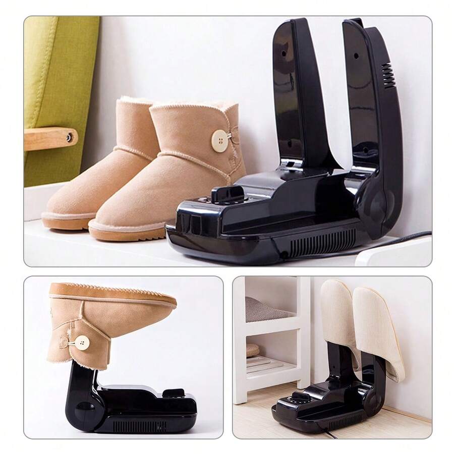 Secador de Zapatos Hogar Automático 200W Esterilización Ultravioleta de Alta Potencia 120 Minutos Se Puede Temporizar Secador de Zapatos Desodorante - Tipo de Enchufe A USA (110-127V) - Ver 1