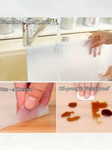 1 rulle halkfri vattentät lådmatta - Multifunktionell EVA-hylla och lådunderlägg för kök, badrum, skrivbord, kylskåp - Tvättbar, olje- och fläckbeständig, ingen kantvärme, lätt att klippa för att passa, köksorganisatör, elegant design, slät yta