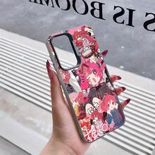 Funda de teléfono de chica anime linda Kasane Teto para Samsung Galaxy A56 A26 A36 A55 A35 A06 A16 A05 A14 A24 A34 A54 A15 A05S A25 A23 A33 A53 A73 A13 4G 5G, funda trasera mate anti-caída - Mezcla de colores - Ver 6