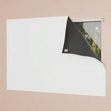 PVC Blackout Panel Curtain, Blocks 100% Of Light, For Living Room, Bedroom, Kitchen, Various Colors - Blanco - Ver 6