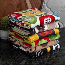 T-fal Textiles - Toalla de cocina, paquete de 2, café(Utensilios) - Multicolor - Ver 8