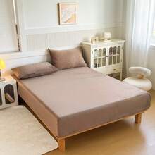 Milk Velvet Waterproof Mattress Pad, Leak-Proof For Elderly And Children, Urine-Proof Mattress Cover