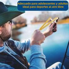 Tirachinas de francotirador 98k de metal con funciones de mira horizontal y luz roja, para práctica de caza y tiro al aire libre, juguete portátil,Incluye 1 lanzacohetes de acero inoxidable, 5 pares de correas, 200 proyectiles metálicos, 600 proyectiles de barro y 1 mira láser - Gris - Ver 11