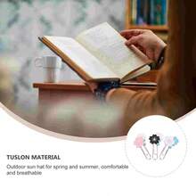 1/2/3pcs Cherry Blossom Shaped Paper Clips, Cherry Blossom Metal Bookmarks, Pink & Blue Petal Paper Clips Suitable For Books/Notebooks, Metal Petal Paper Clips - Multicolor - View 6