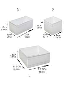 Multi-Piece Set Of Solid Color Oxford Cloth Washable Lidless Storage Boxes, Suitable For Storing Cosmetics, Underwear, Toilet Paper, Desktop Clutter, Small-Sized Items Like Lipstick, Decorating Room, Bedroom, Wardrobe, Living Room Remote Controls, Keeping Clutter Organized With Different Sizes For Various Organizing Needs