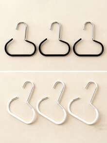 1/3/6pcs Cap Storage Organizer,Hat Organizer,Accessory Organizers,Hook, Hat Storage Artifact, Dormitory Wardrobe Hanging Duck Tongue Baseball Cap Suspender, Household Multifunctional Hook, Can Hang Ties, Underwear, Clothes - Multicolor - View 14