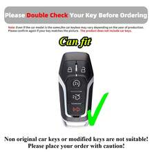 1 pieza Funda protectora de TPU para llave de coche apta para Fusion, Mustang, F150, Edge, Explorer, accesorios de automóvil sin llave - Multicolor - Ver 5