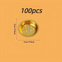 1 pièce-40 pièces Accessoires de brûleur d'encens de couleur dorée 5*1,5 cm/1,97*0,6 pouces. Peut être utilisé avec divers brûleurs d'encens. Beau et durable, idéal pour la décoration de la maison, l'aromathérapie, le yoga et la méditation.