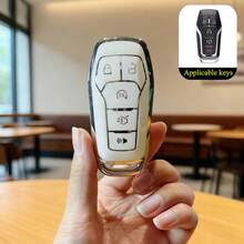 1 pieza Funda protectora de TPU para llave de coche apta para Fusion, Mustang, F150, Edge, Explorer, accesorios de automóvil sin llave - Multicolor - Ver 13